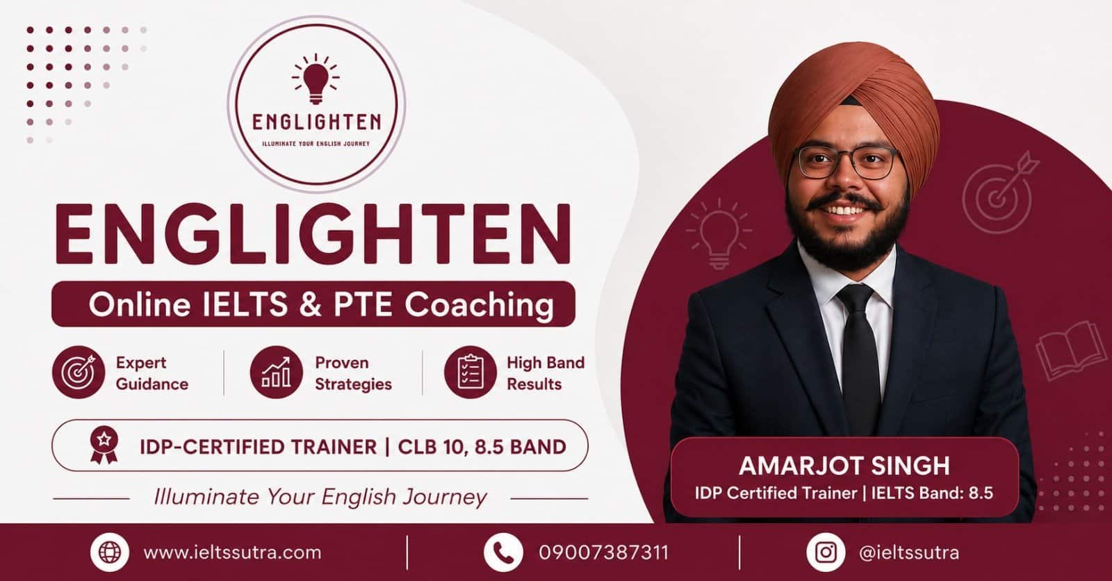 Amarjot Singh, IDP-certified IELTS and PTE trainer